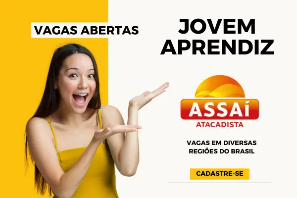 vagas abertas jovem aprendiz Assaí