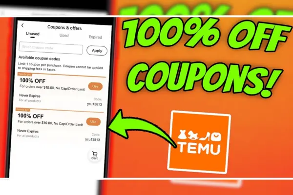 Temu coupon code