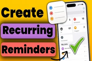 how to create routine reminders