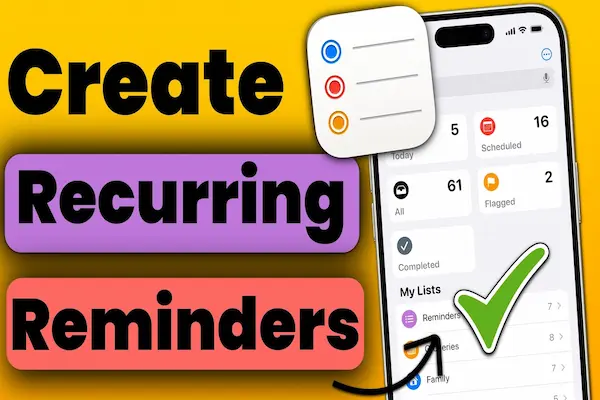 how to create routine reminders