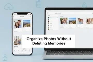 how to organize photos
