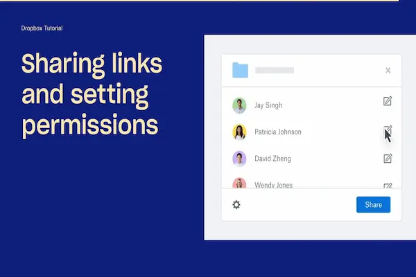 how to share files with link