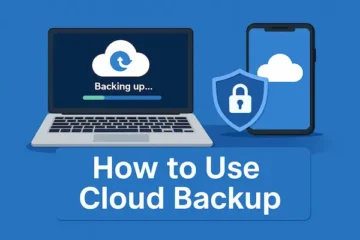 how to use cloud backup