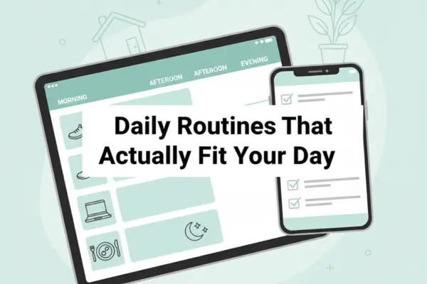 how to set daily routines