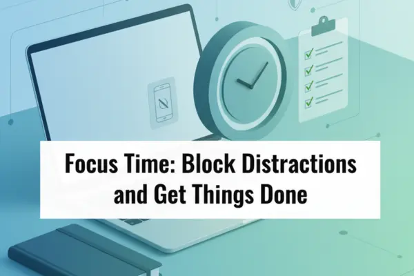 how to set focus time